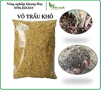 500gr- Vỏ trấu khô làm giá thể trồng hoa, lan, thủy canh, chăn nuôi